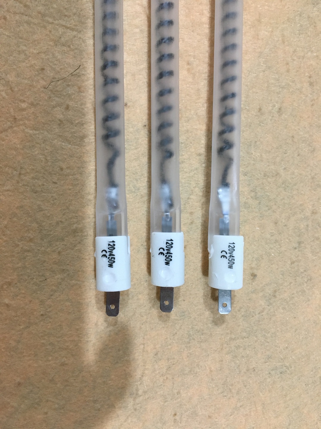 Customize Clear 230v 1800w Quartz Carbon Heating Tube
