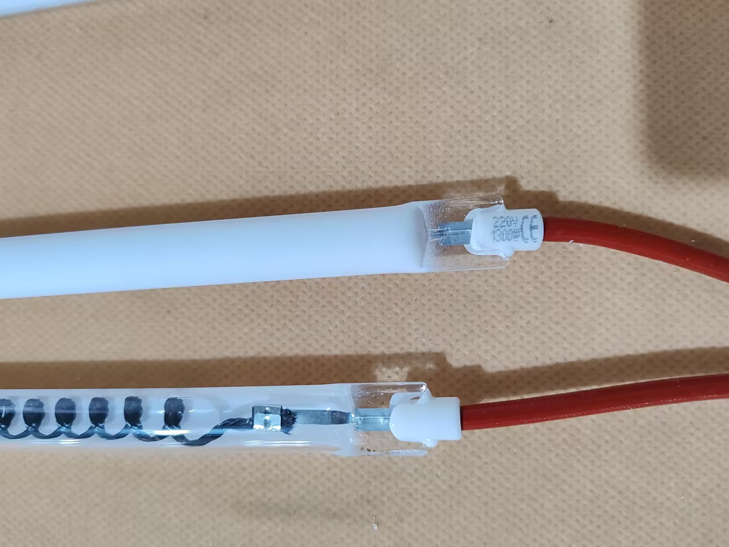 heat lamp ir customized carbon fiber lamp quartz tube 1200w