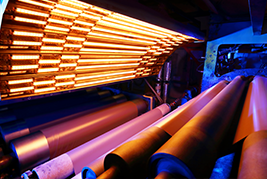 Infrared ink drying lamp