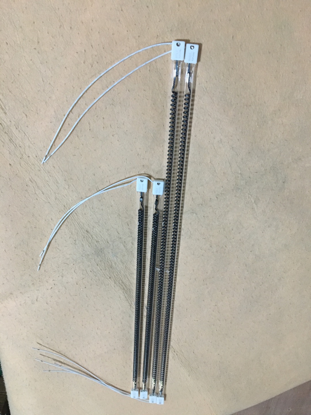 twin tube IR carbon fiber infrared heating lamp